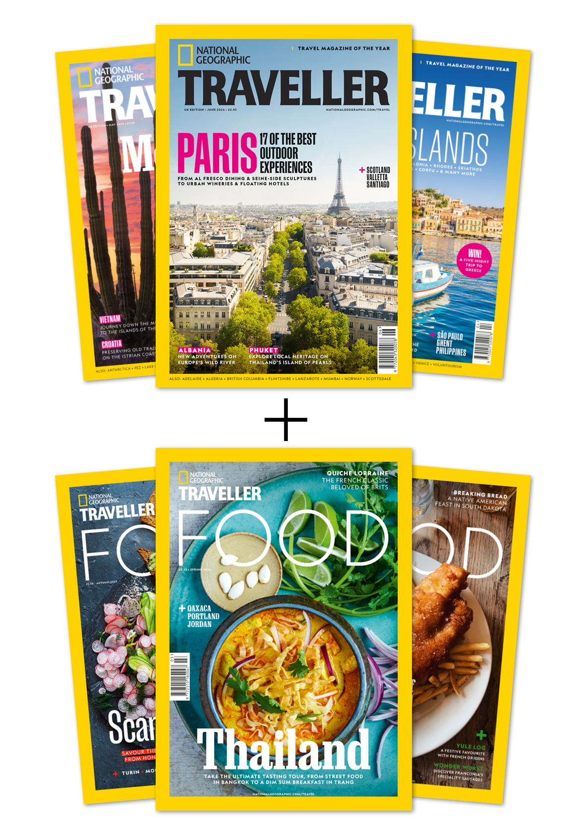 National Geographic Traveller & Food Print